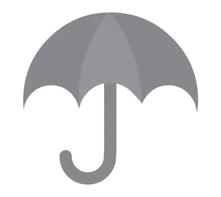 雨伞 PNG免抠(450x400)