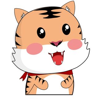 PNG免扣2022虎年新年春节元旦卡通老虎形象图片插画PSD设计素材