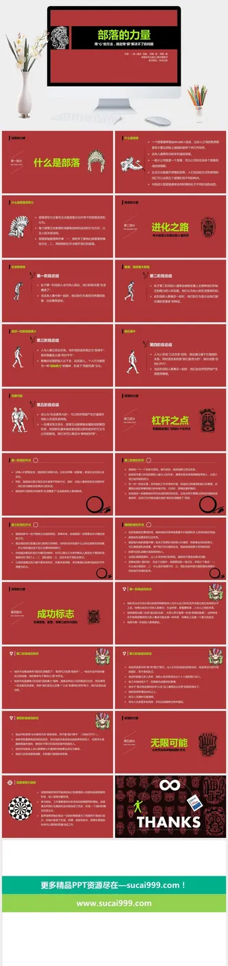 《部落的力量》读书笔记PPT预览图