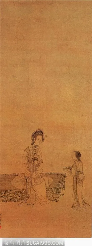人物篇-女仆为主人取盒图