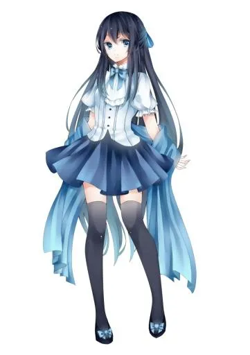 动漫女孩 PNG免抠(900x1273)