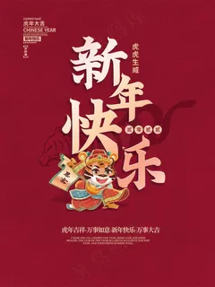 虎年 春节海报
