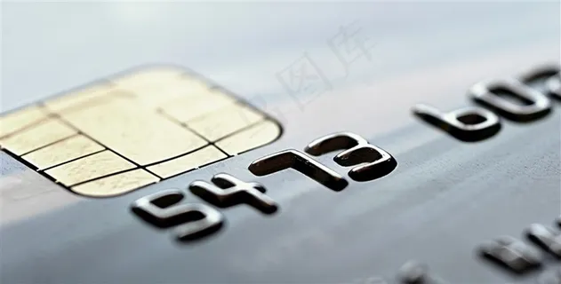 银色大气的信用卡