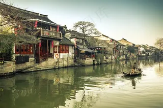 浙江西塘古镇摄影风景素材