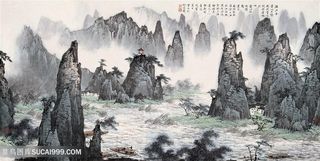 白雪石唯美巍峨山脉艺术挂画