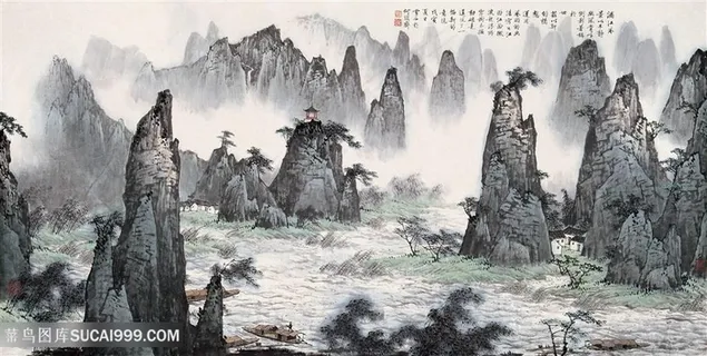 白雪石唯美巍峨山脉艺术挂画 白雪石唯美巍峨山脉艺术挂画