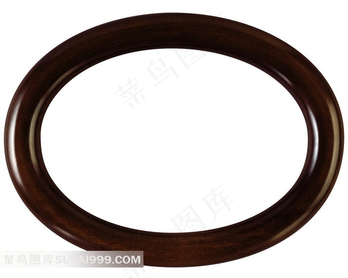 圆形黑色 金属光泽边框