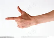 手的表情-射枪手背姿势图