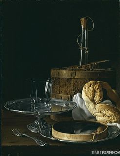 静物透明杯子装饰画