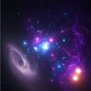 元宇宙世界天空风景背景墙