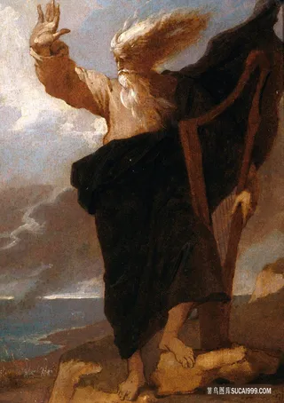 泰特油画胡须男