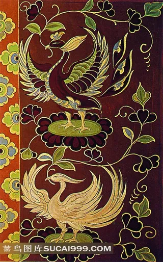 凤凰精美图案素材