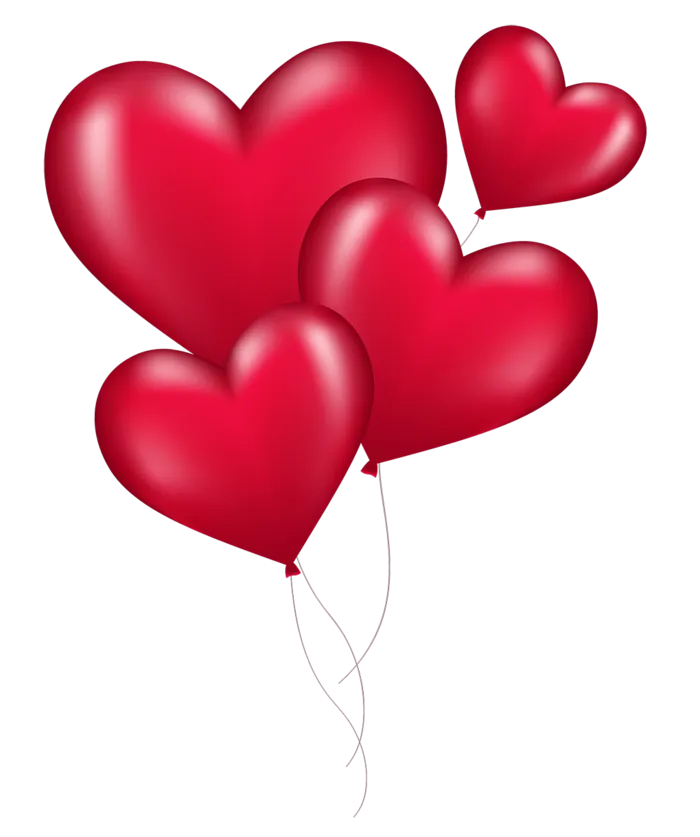 四个气球情人节