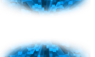 半圆色块蓝色科技kv主视觉