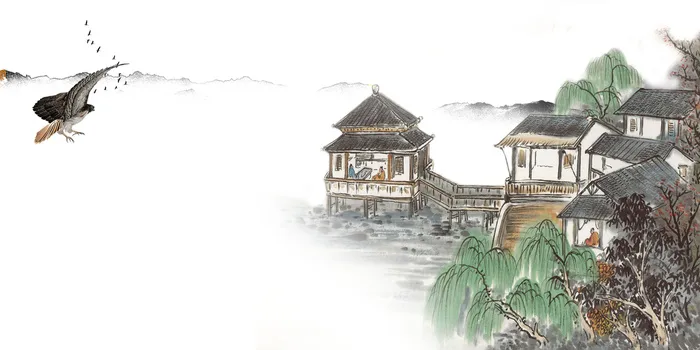 psd中国风背景psd模版下载