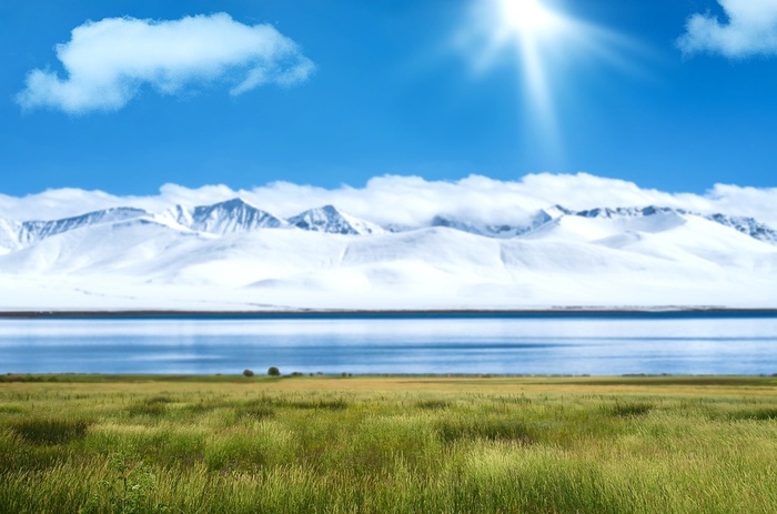 冬天自然背景风景