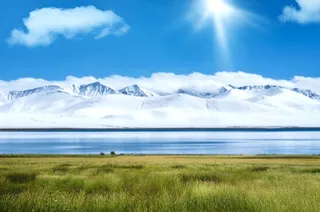 冬天自然背景风景