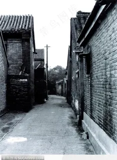 北京印象-悠长的胡同街道 北京印象-悠长的胡同街道
