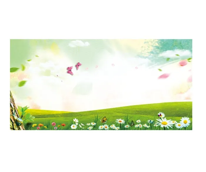 春节展板背景psd模版下载