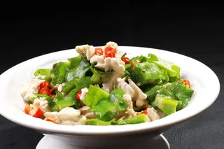 四棱豆拌桃仁 (4)