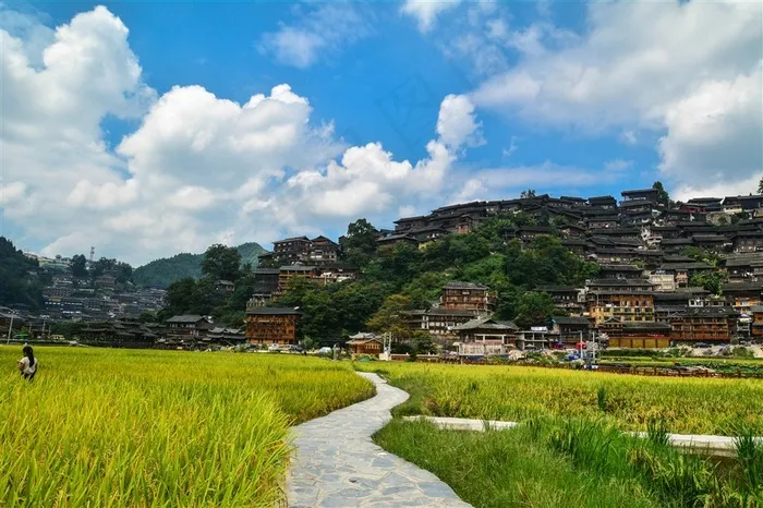 贵州西江千户苗寨风景
