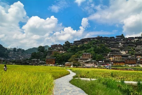 贵州西江千户苗寨风景