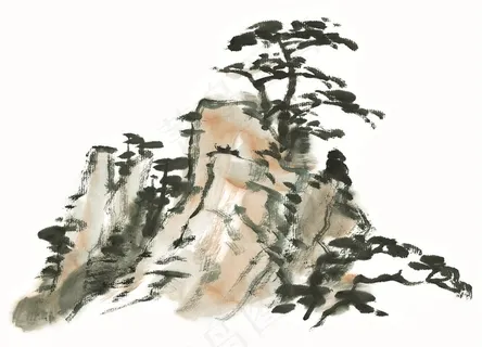 山石国画美图素材 山石国画美图素材