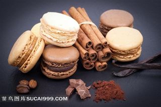 马卡龙桂皮图片