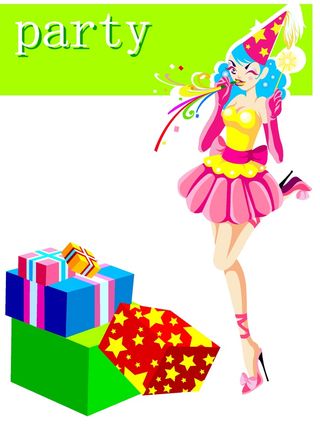 绿色卡通风动画动漫素描线稿海报图片素材矢量图人物50