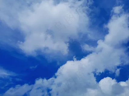 白云蓝天天空风景舒缓