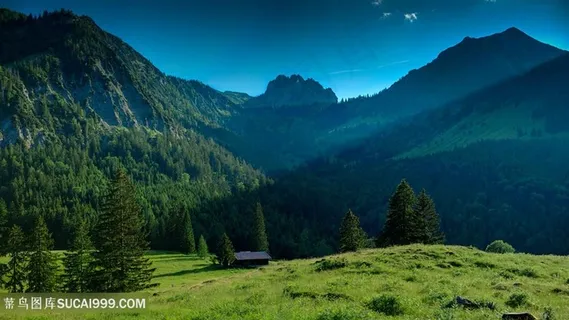 巍峨山脉风景画壁纸 巍峨山脉风景画壁纸
