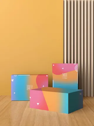 包装智能贴图样机VI效果PSD素材