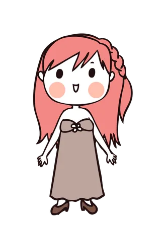 简约风PNG卡通小人动漫动画人物免扣图片素材 (37)