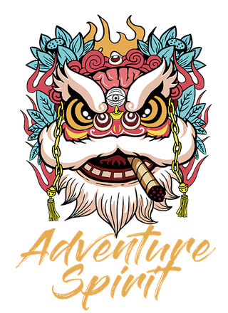 国潮醒狮中国风AI矢量卫衣T恤烫画印花手机壳图案PNG高清免抠素材