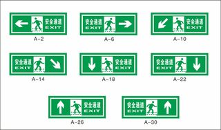 安全通道标识