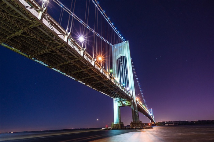 高架大桥美丽夜景素材