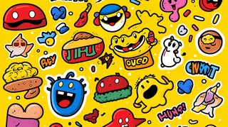 卡通插画表情搞怪素材