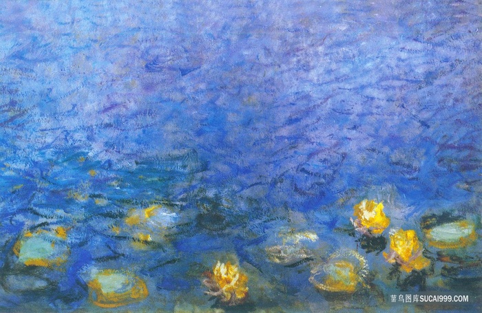 海平面油画风景画