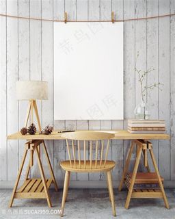 简洁室内展示效果