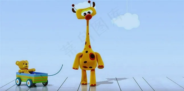 萌萌哒动物长颈鹿