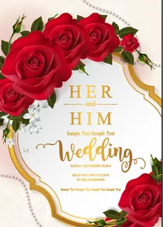 祝贺婚礼结婚邀请卡素材 祝贺婚礼结婚邀请卡素材