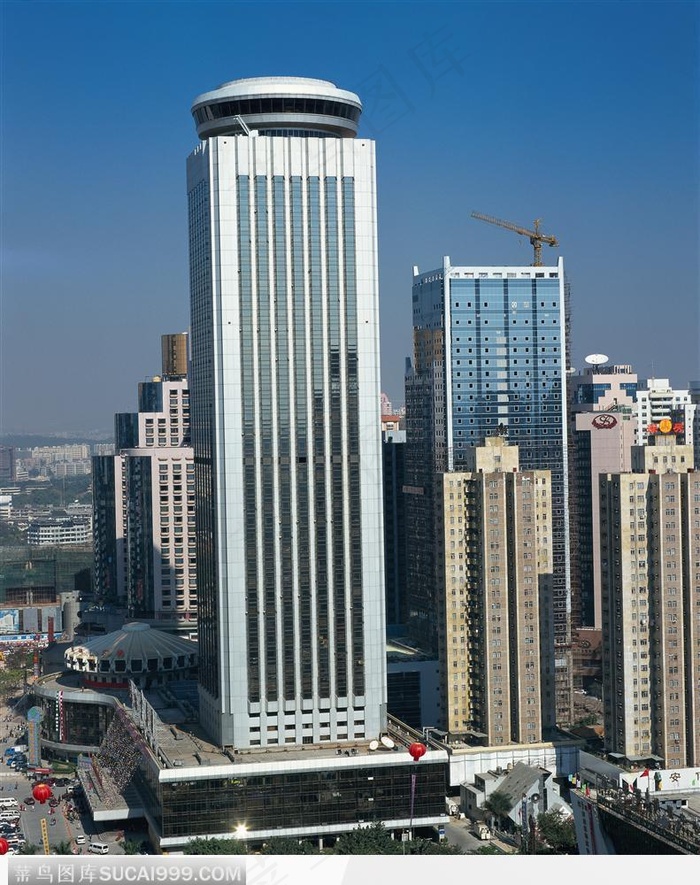 深圳城市风光-高耸的大厦