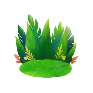 叶子绿叶树叶免抠