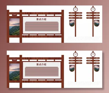 景区导视牌 景区导视牌