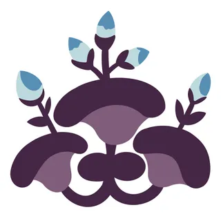 复古中国风国潮敦煌花纹花草插画手绘装饰小元素PSD素材