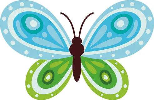 矢量卡通免抠蝴蝶