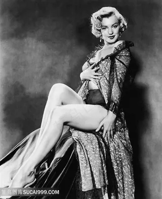 黑白玛丽莲梦露艺术写真