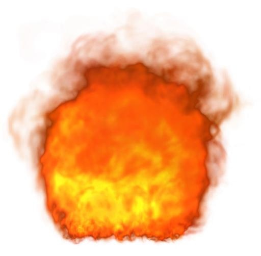 爆炸 PNG免抠(900x884)