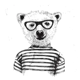 拟人动物 卡通头像