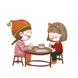 虎年新年春节过年场景包饺子